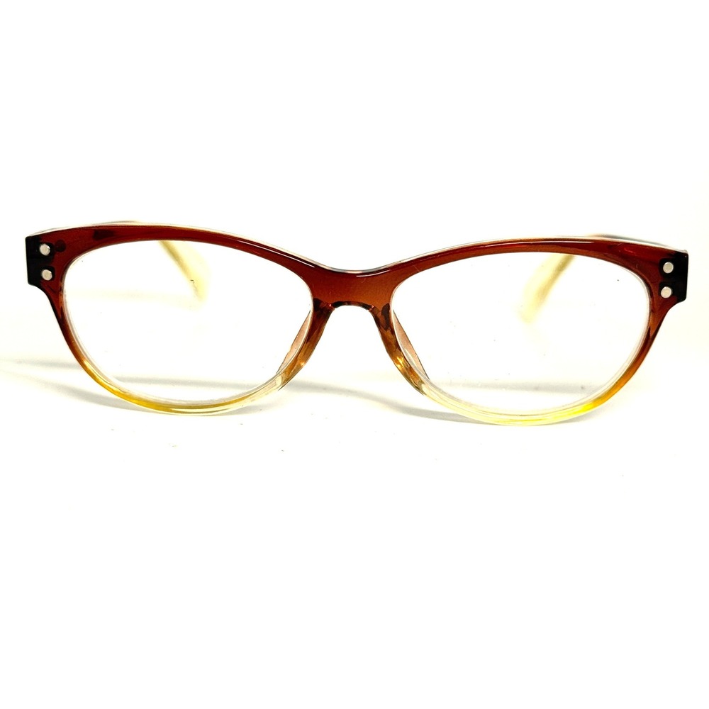 Design Line 216 Brown Ombre Cat Eye Reading Glasses Mens Womens